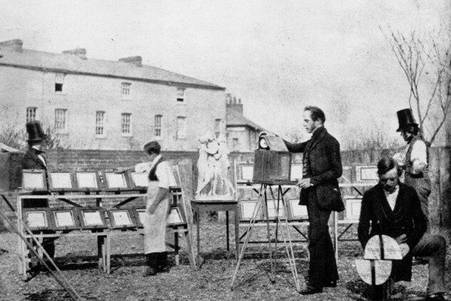 Venkovní ateliér v Readingu, kalotypie, cca 1845 | © William Fox Talbot